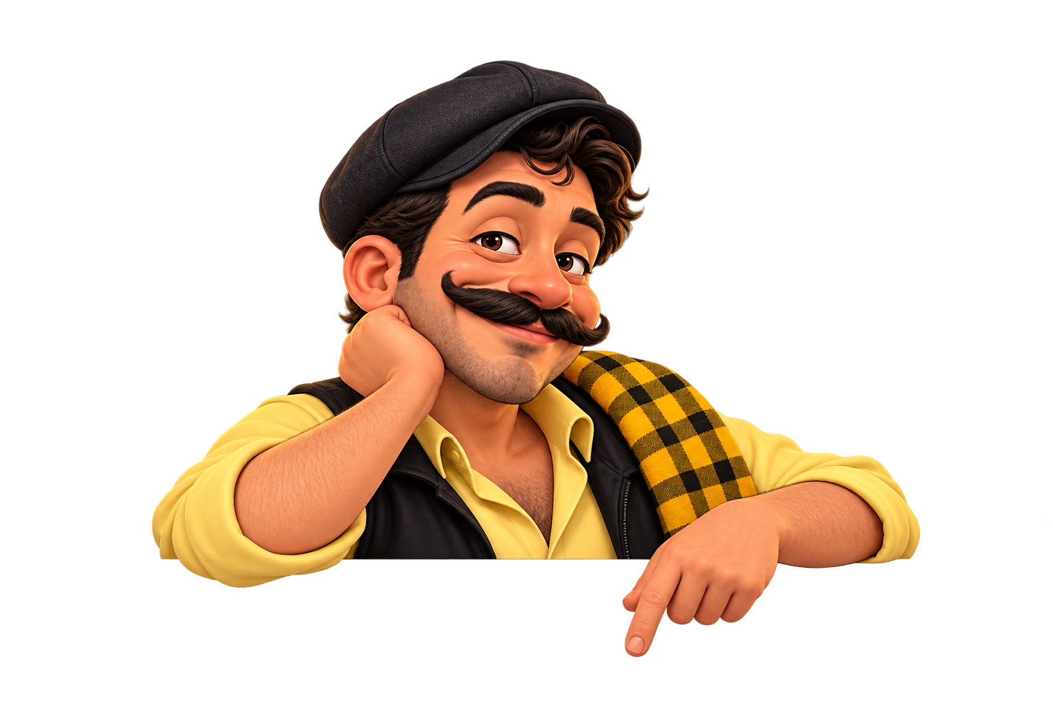 Macır Hasan chat paneline yaslanıyor
